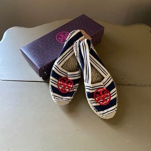 Tory Burch Espadrilles.  Like new